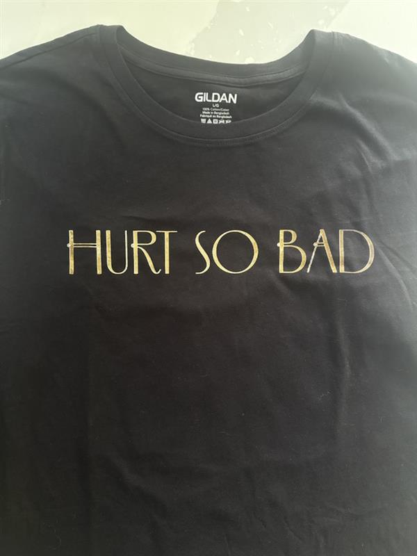 Hurt so Bad T shirt----SIGNED - 100% cotton By Special order SIGNED BY LITTLE ANTHONY AND BROOKE